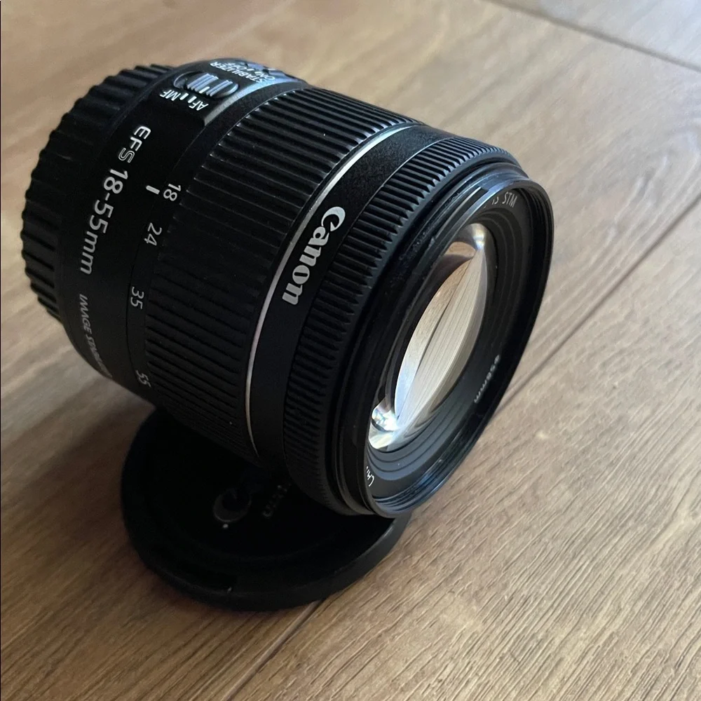 Canon EFS 18-55mm Lens in Black